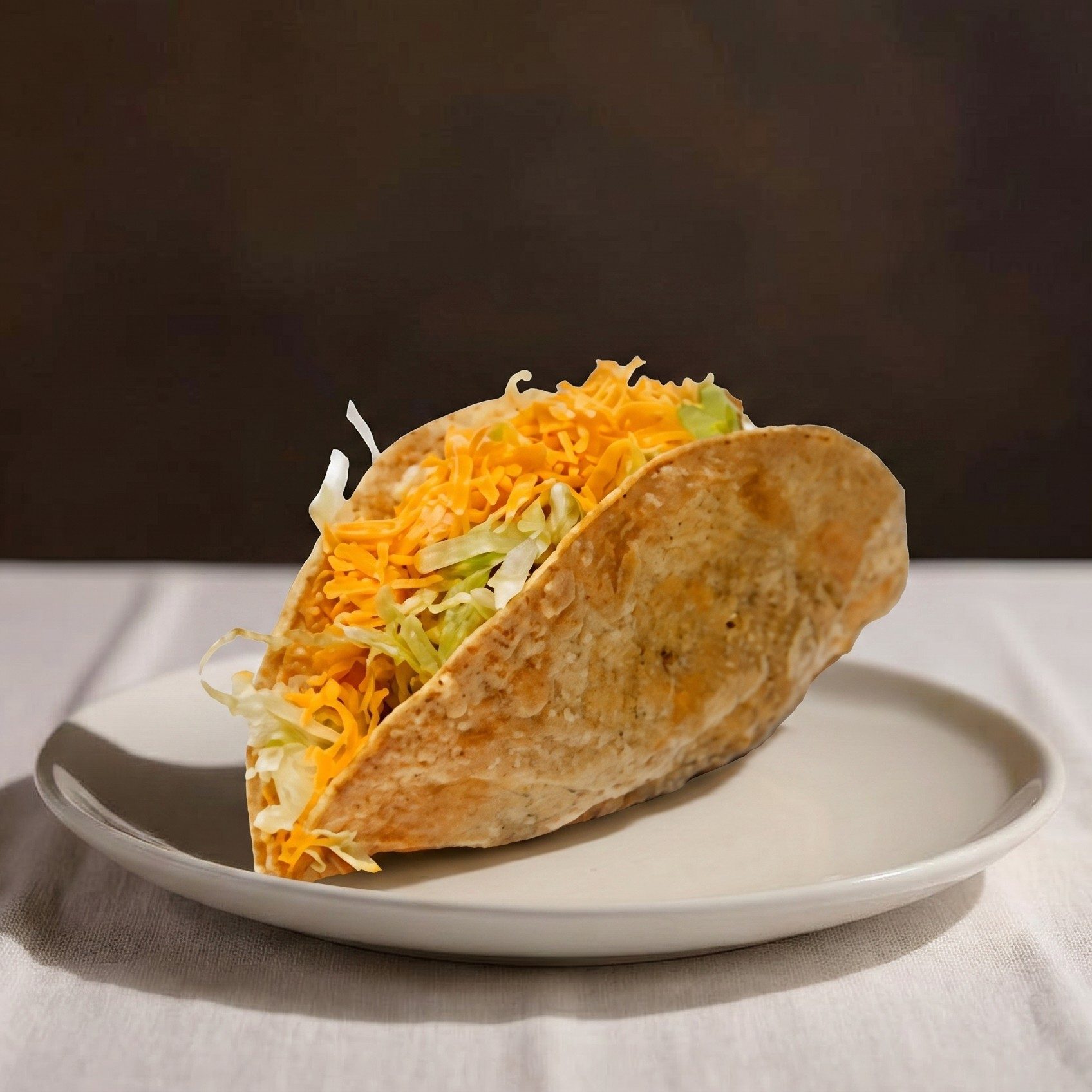 Crispy Shredded Beef Taco.