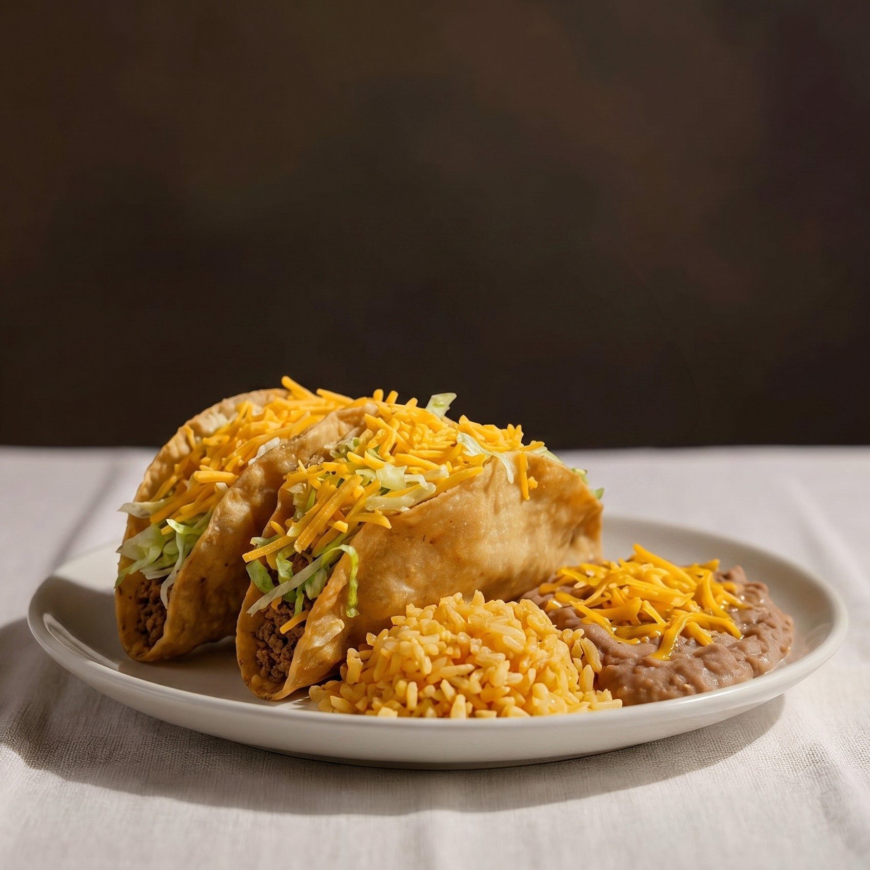 Combo #2, 2 Crispy Tacos.