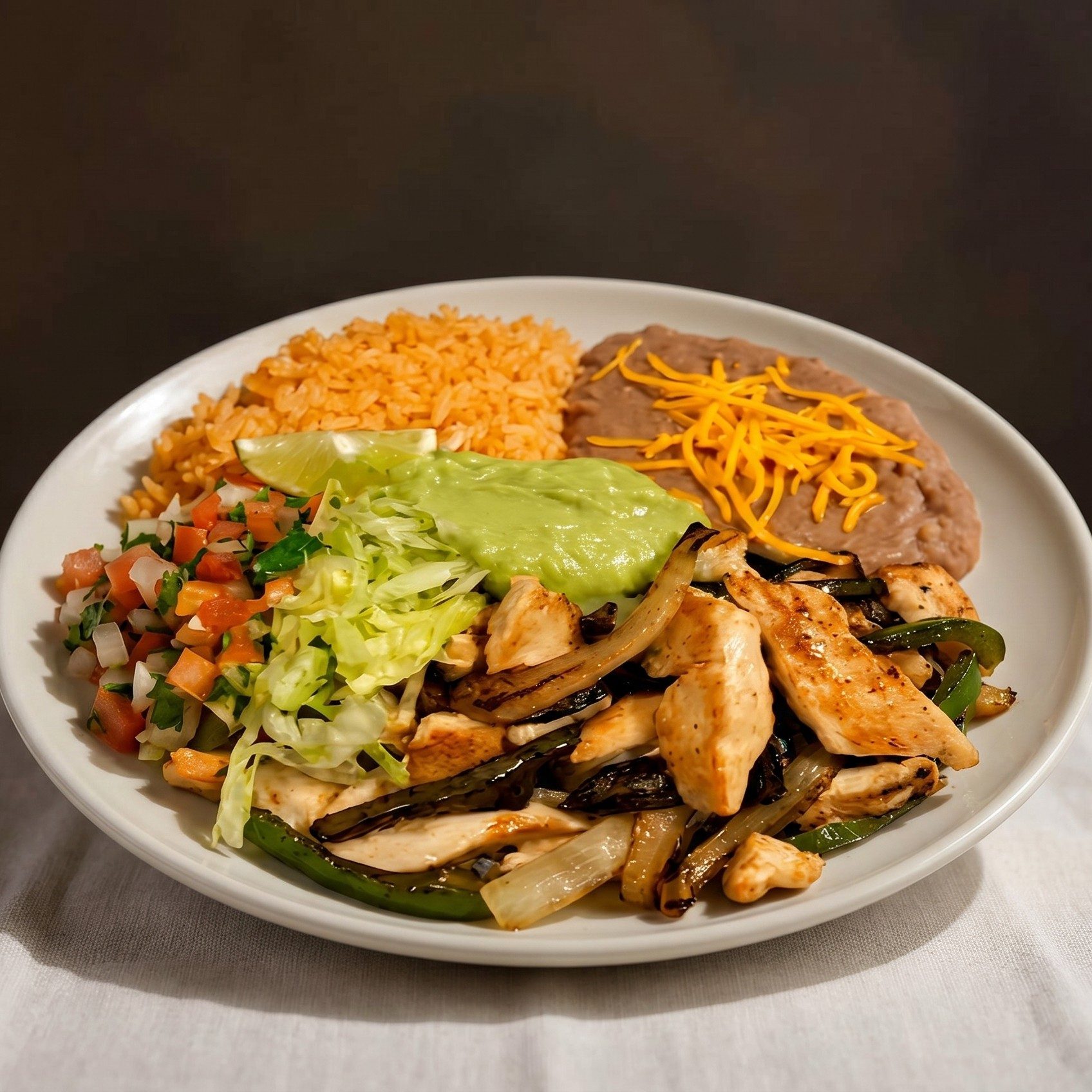 Combo #9, Fajitas Plate.
