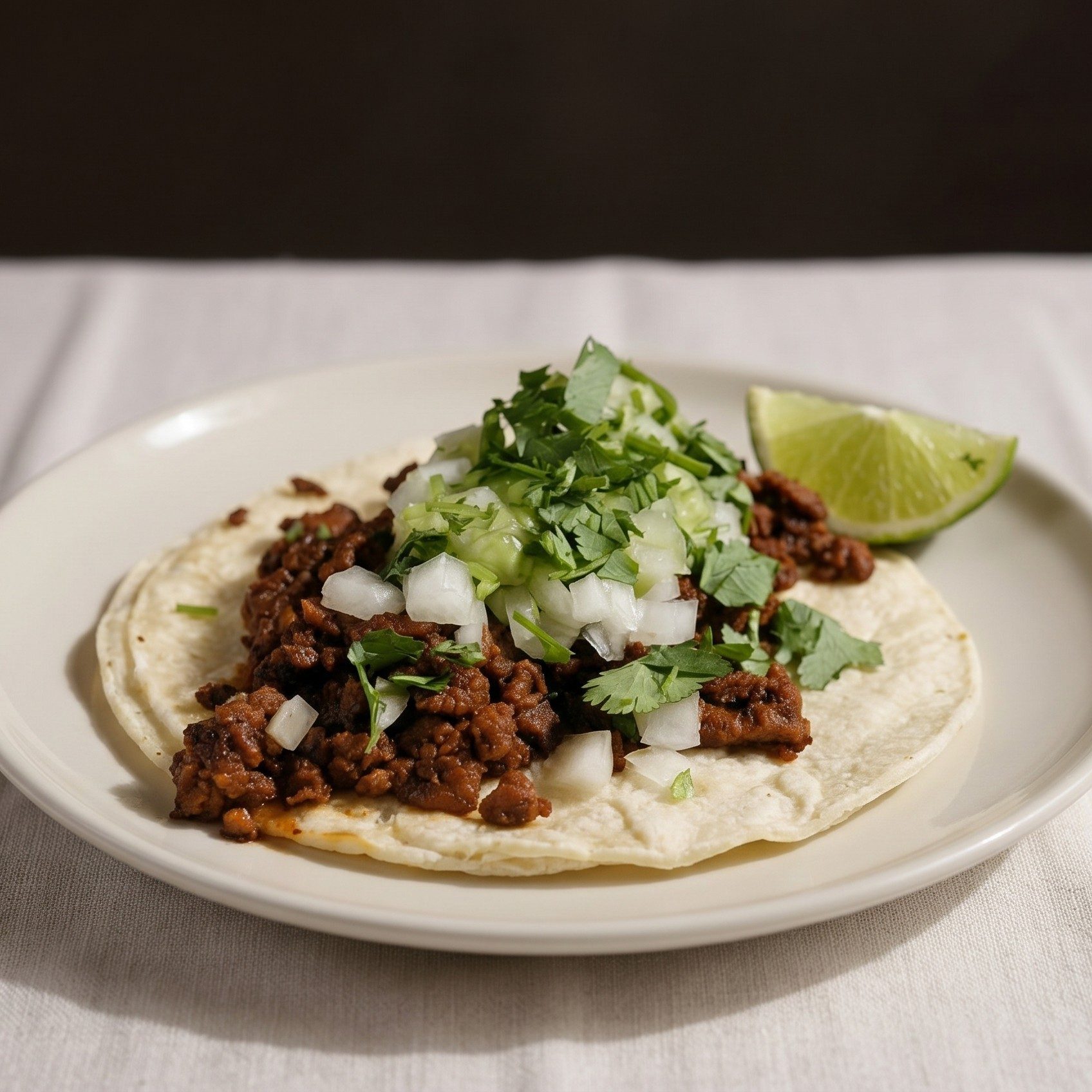Soft Adobada Taco.