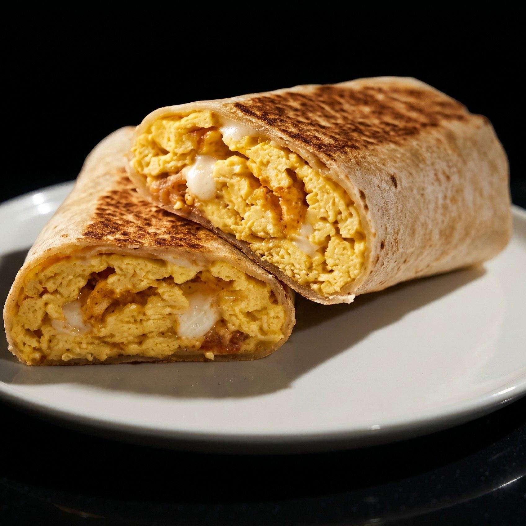 No Meat Breakfast Burrito.