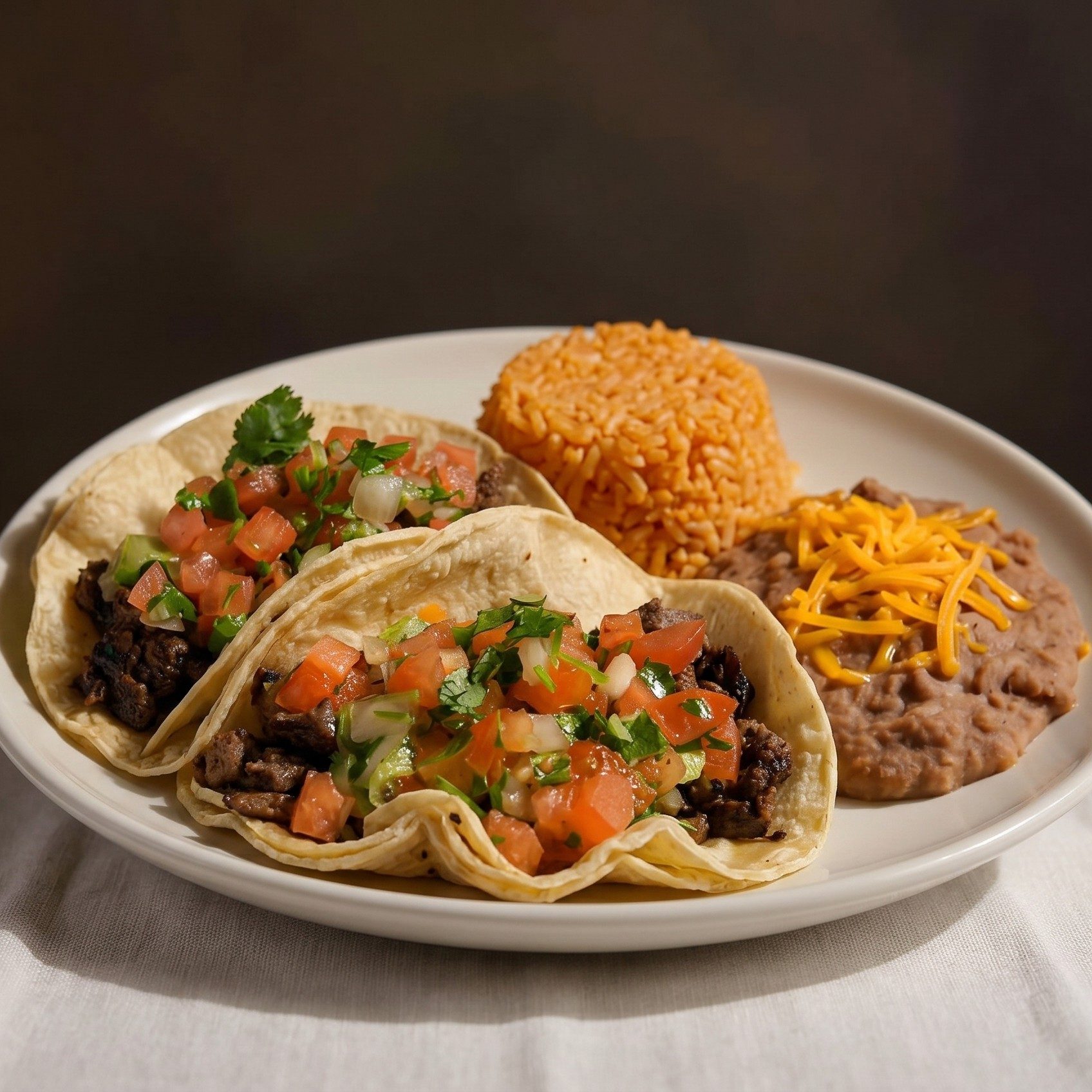 Combo #8, 2 Soft Tacos.