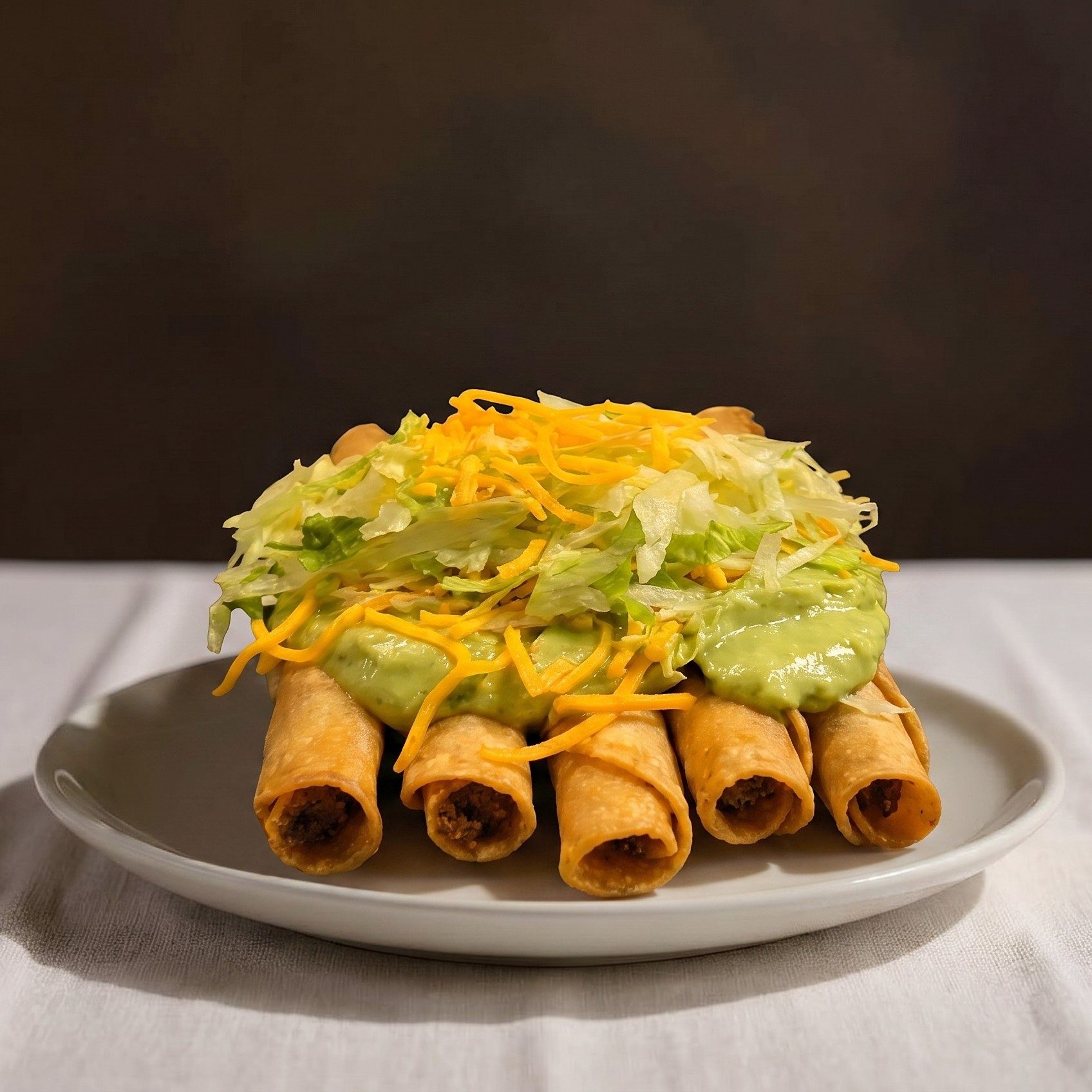 5 Rolled Tacos.