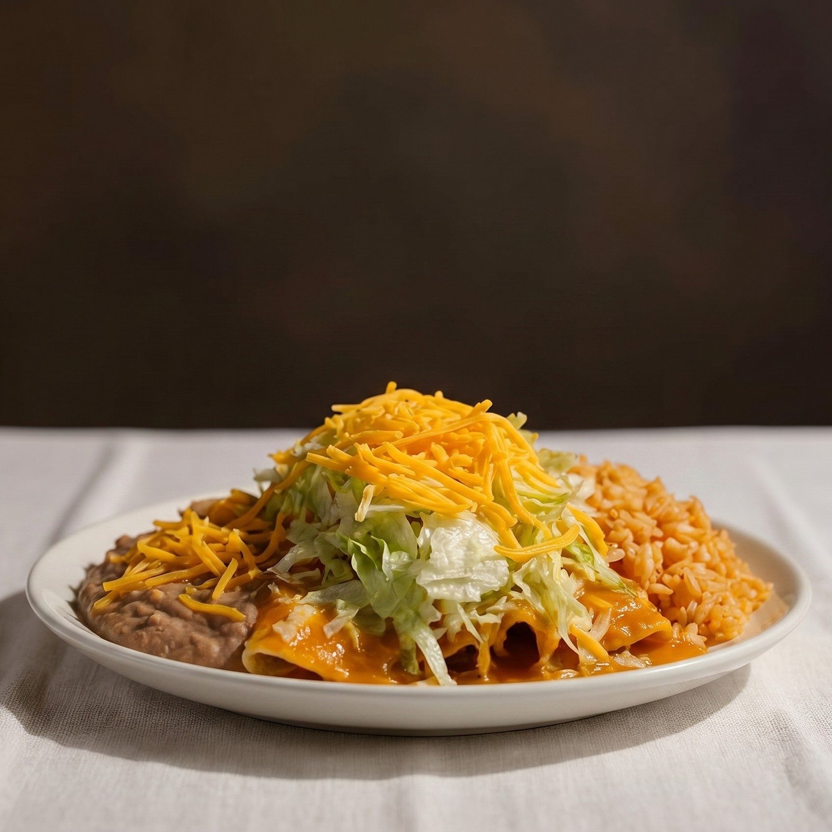Combo #3, 2 Enchiladas.