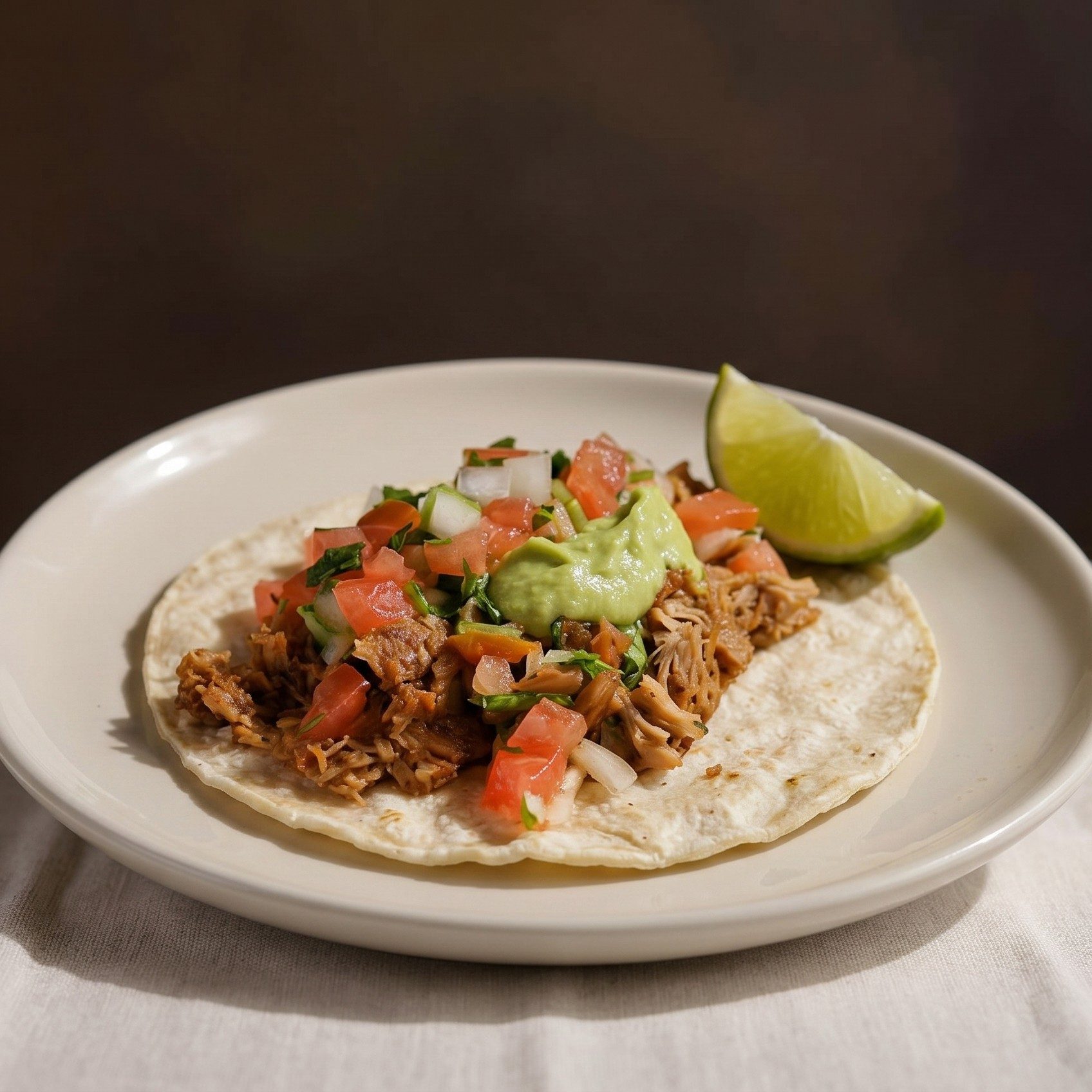 Soft Carnitas Taco.