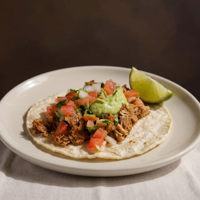 Soft Carnitas Taco.