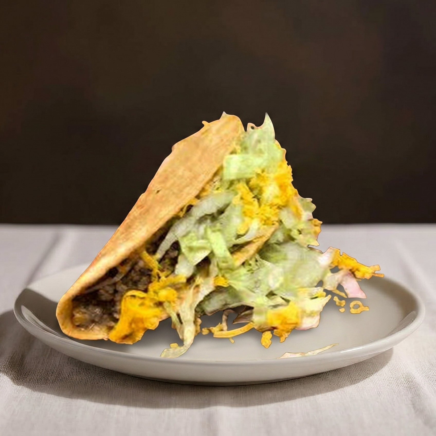 Crispy Ground Beef Taco.