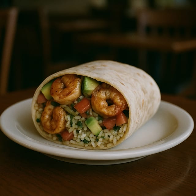 Shrimp Burrito.