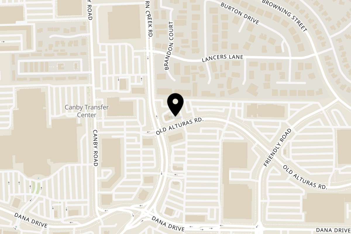 Map showing the location of El Delicioso Burrito on 1275 Churn Crk Rd in Redding